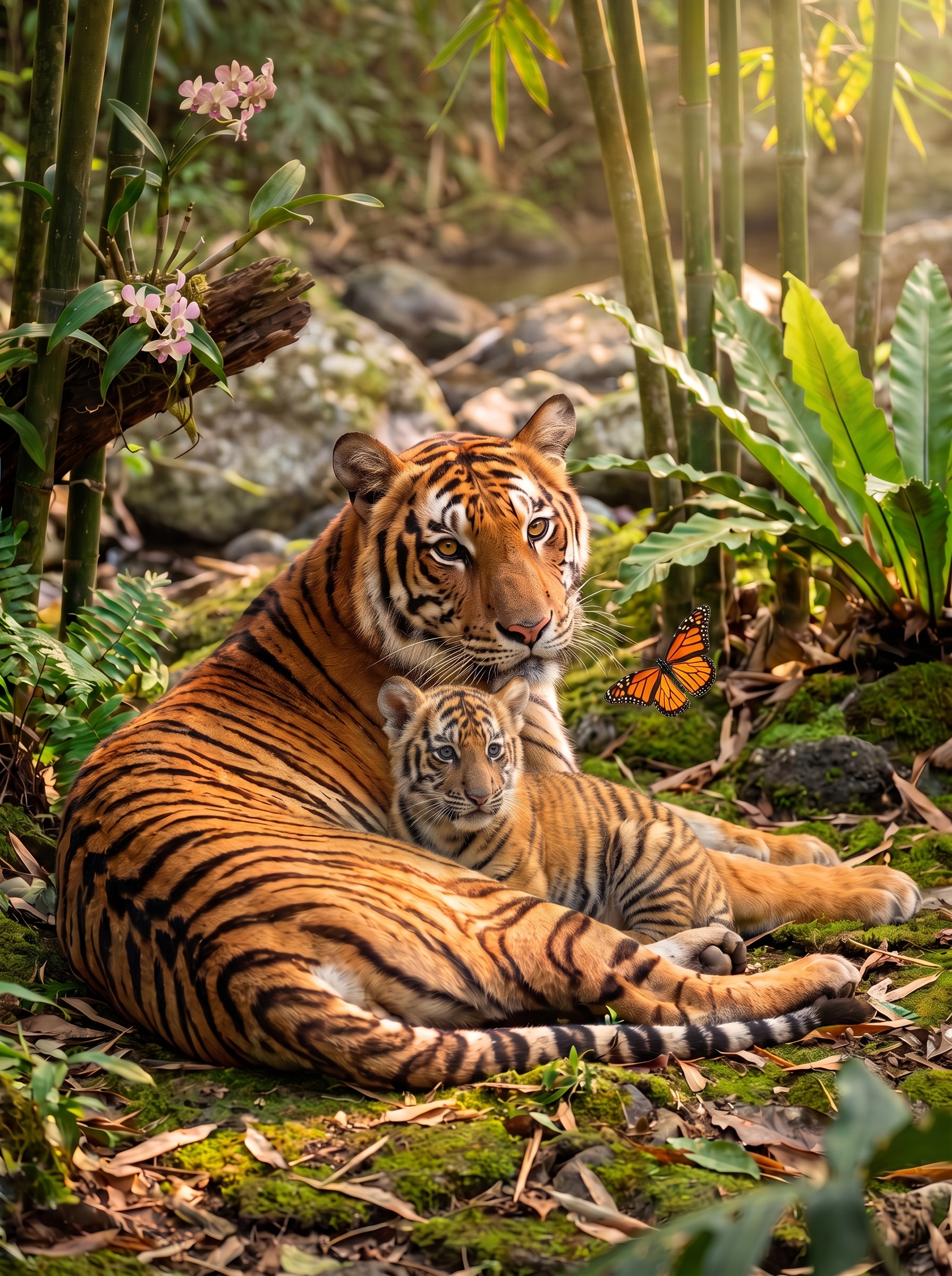 Tiger & Cub