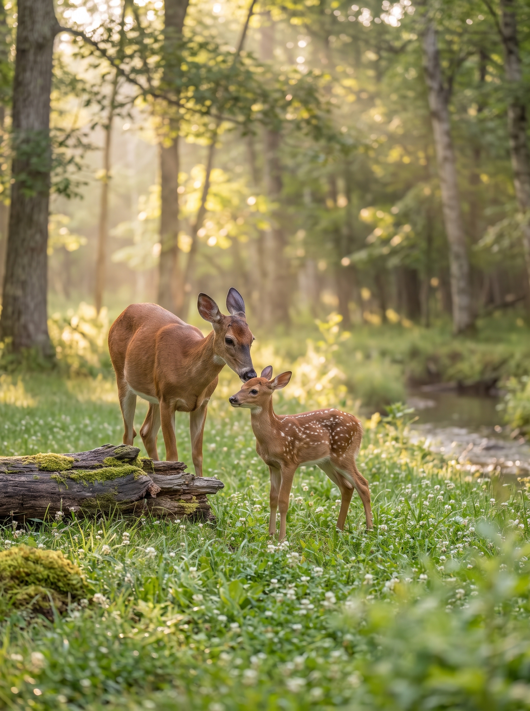 Deer & Fawn