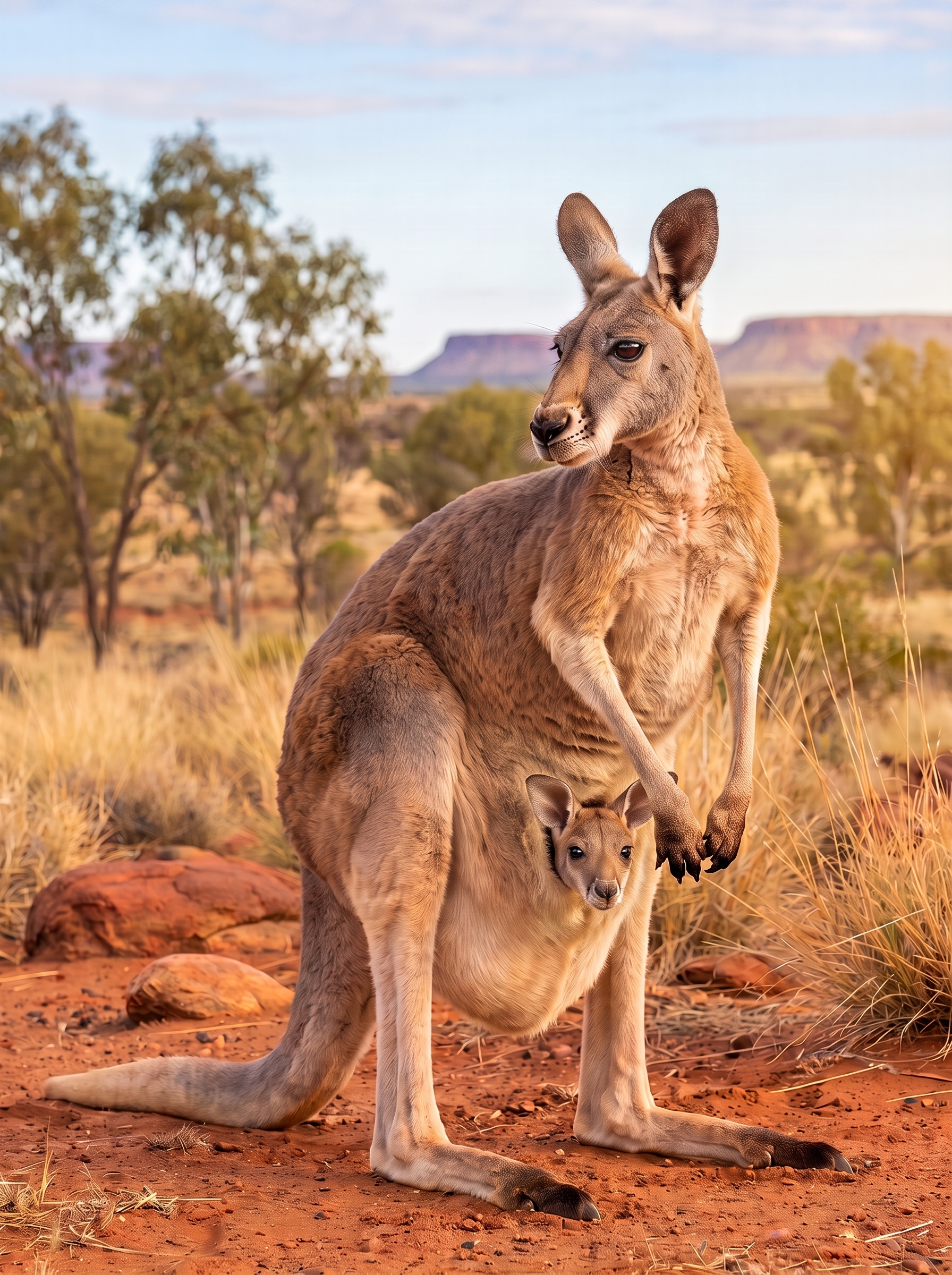 Kangaroo & Joey